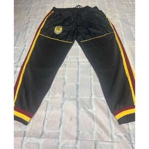 FIA MCMXXIII 33 Track Pants Black Gold Maroon Mens Size 4X Athletic Joggers